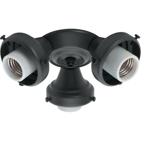 Fan Accessory 3 Light Black Fan Fitter