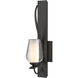 Flora 1 Light 4.8 inch Natural Iron Sconce Wall Light in Seeded with Opal
