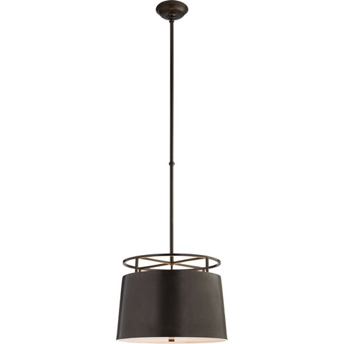 Chapman & Myers Bryden 2 Light 18 inch Aged Iron Pendant Ceiling Light, Medium
