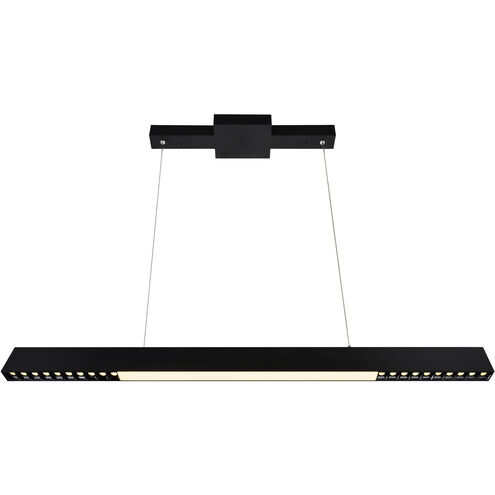 Pienza LED 45 inch Black Chandelier Ceiling Light