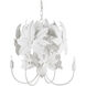 Sweetbriar 4 Light 18 inch Gesso White and Painted Gesso White Chandelier Ceiling Light