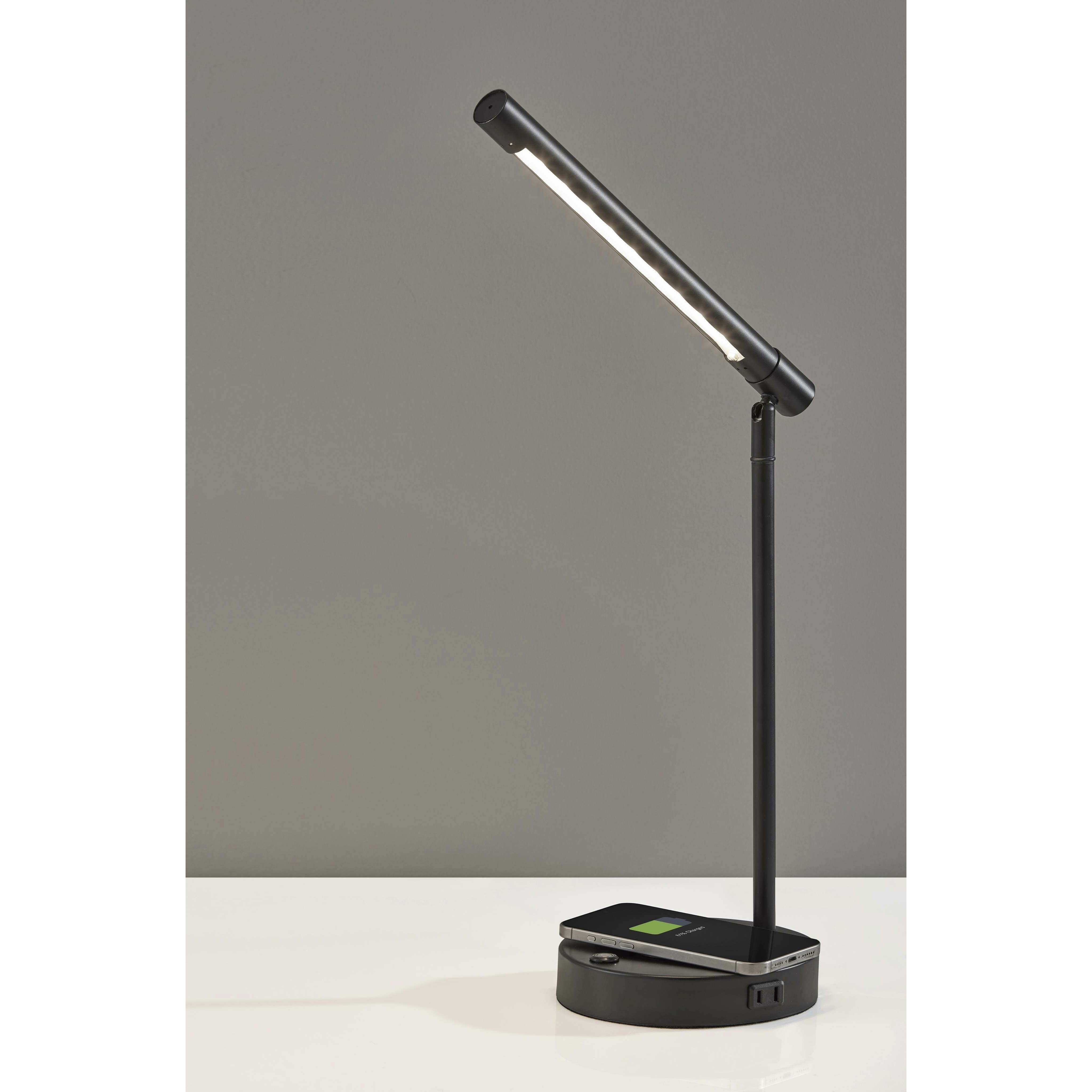 Dax 16 inch 9.00 watt Black Wireless Charging Desk Lamp Portable Light