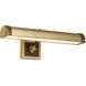 Callahan 22 watt 20.25 inch Luxe Gold Picture Light Wall Light