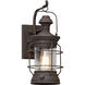 Atkins 1 Light 15.5 inch Heritage Bronze Outdoor Wall Sconce