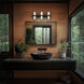 Hourglass LED 24 inch Brushed Nickel Bath Vanity & Wall Light in 4000K, dweLED