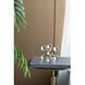 Molecular Clear/Gold Décor