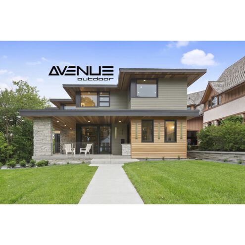 Avenue Outdoor LED 38 inch Silver Outdoor Wall Mount