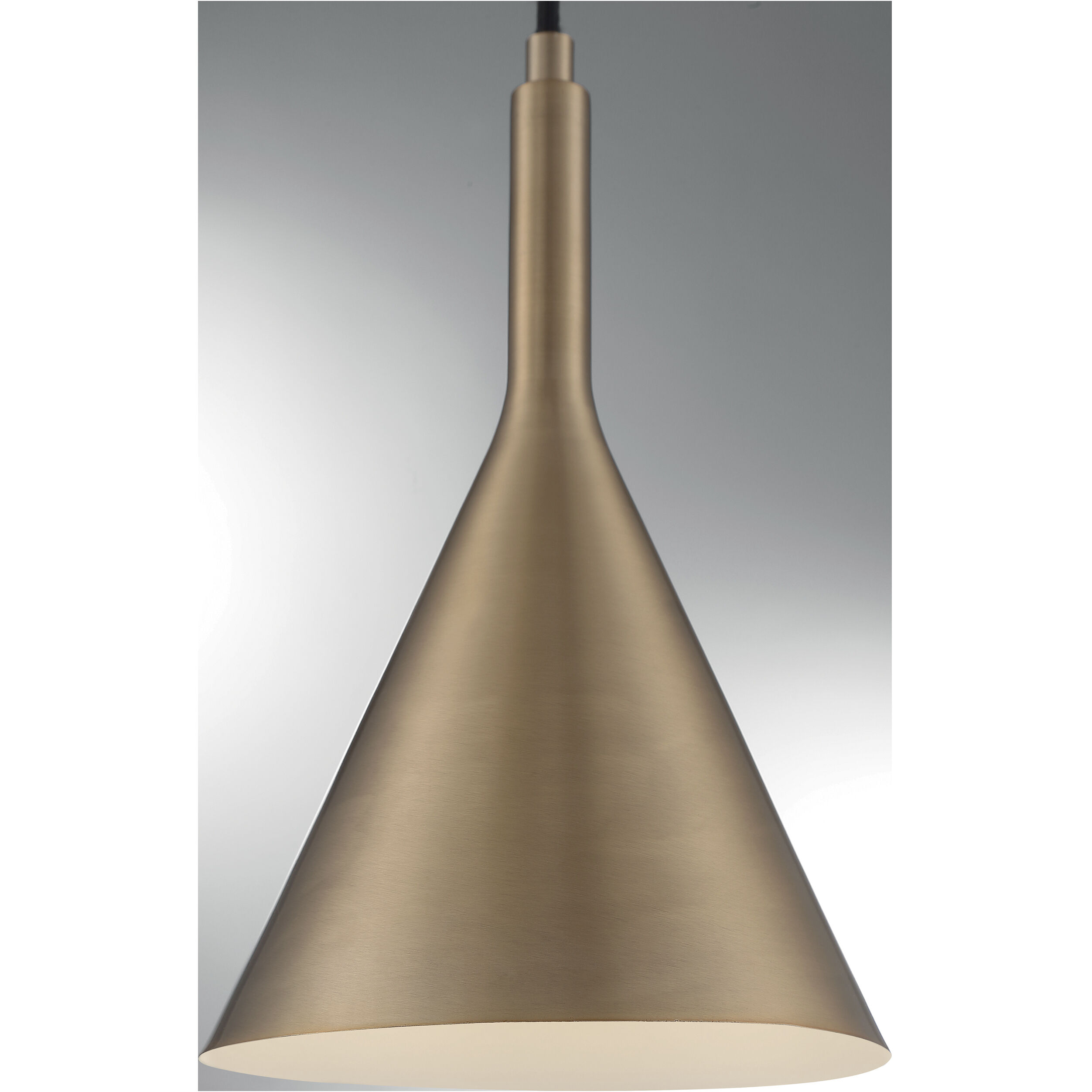 Lightcap 1 Light 7.75 inch Burnished Brass Pendant Ceiling Light