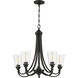 Neighborhood Grace 5 Light 26 inch Espresso Chandelier Ceiling Light in Clear Seeded, Neighborhood Collection