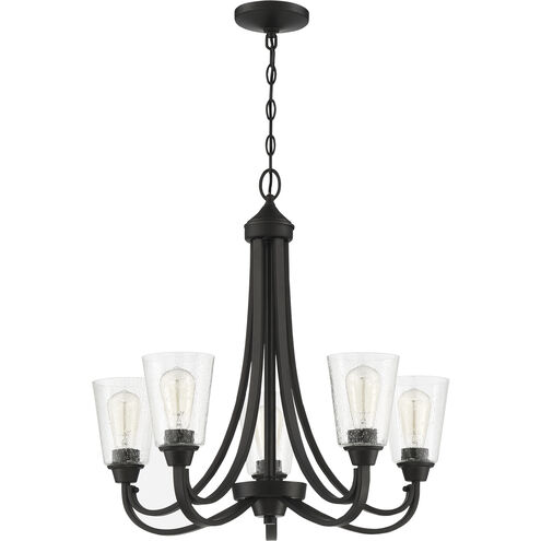 Neighborhood Grace 5 Light 26 inch Espresso Chandelier Ceiling Light in Clear Seeded, Neighborhood Collection