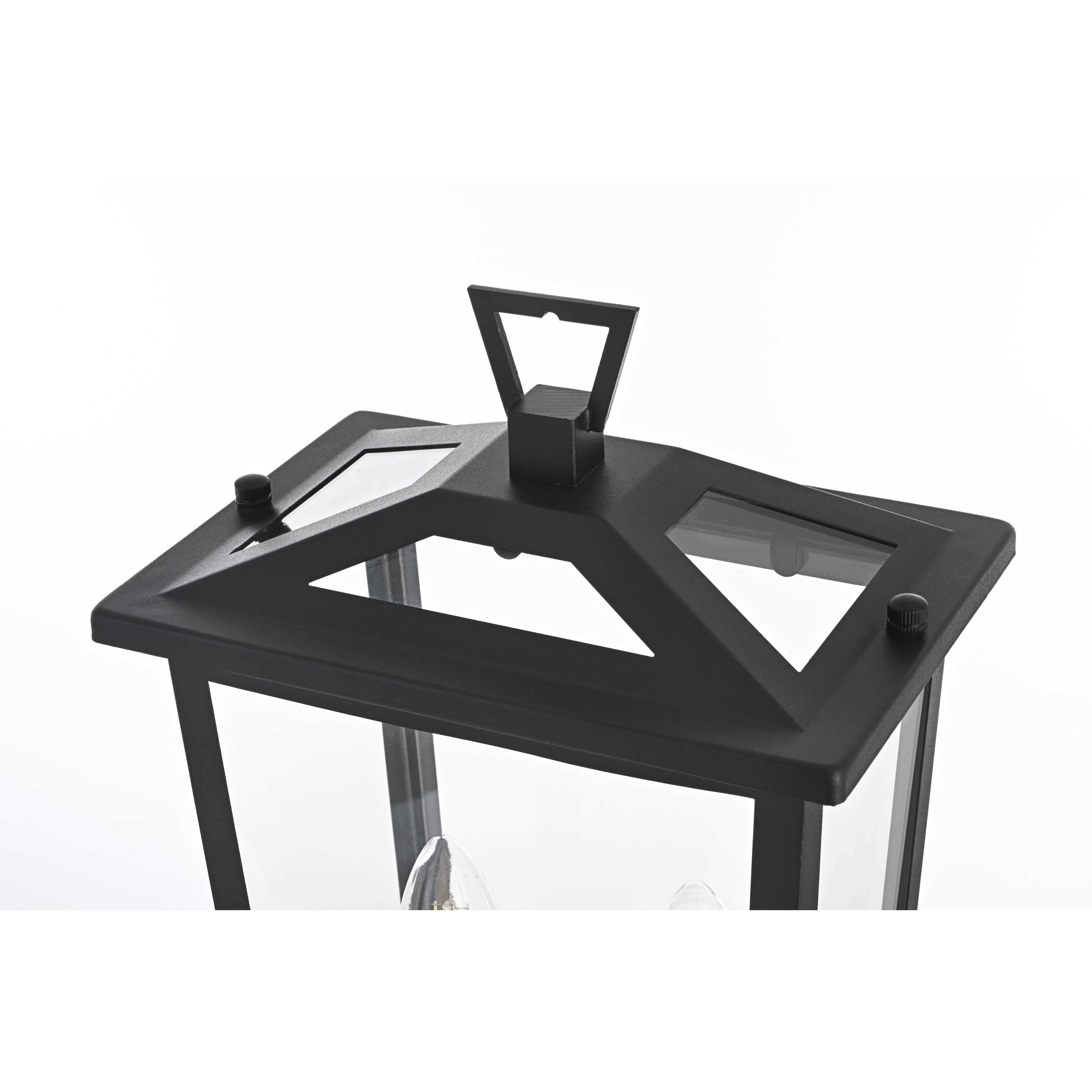 Berks 2 Light 19.5 inch Black Outdoor Post Light