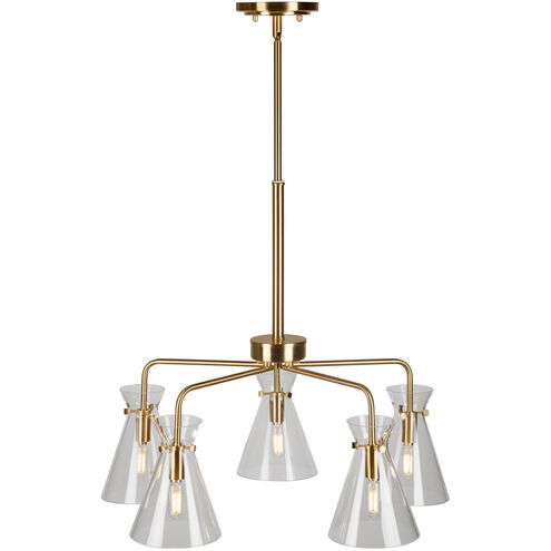 Beaker 5 Light 24.00 inch Chandelier