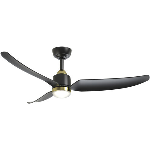 Hugo 52 inch Brushed Gold Ceiling Fan