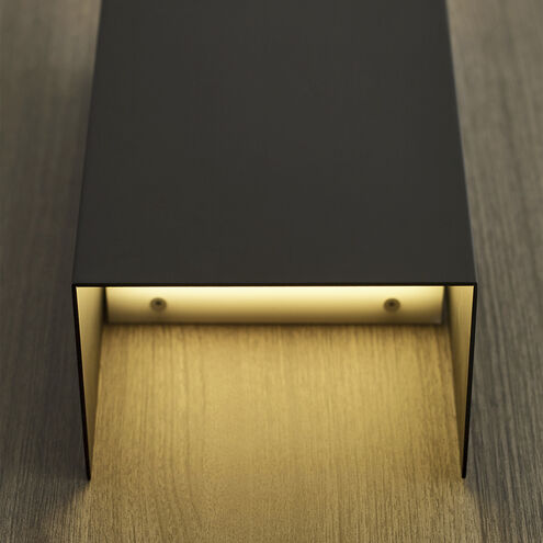 Sean Lavin Brompton LED Nightshade Black ADA Wall Sconce Wall Light, Integrated LED