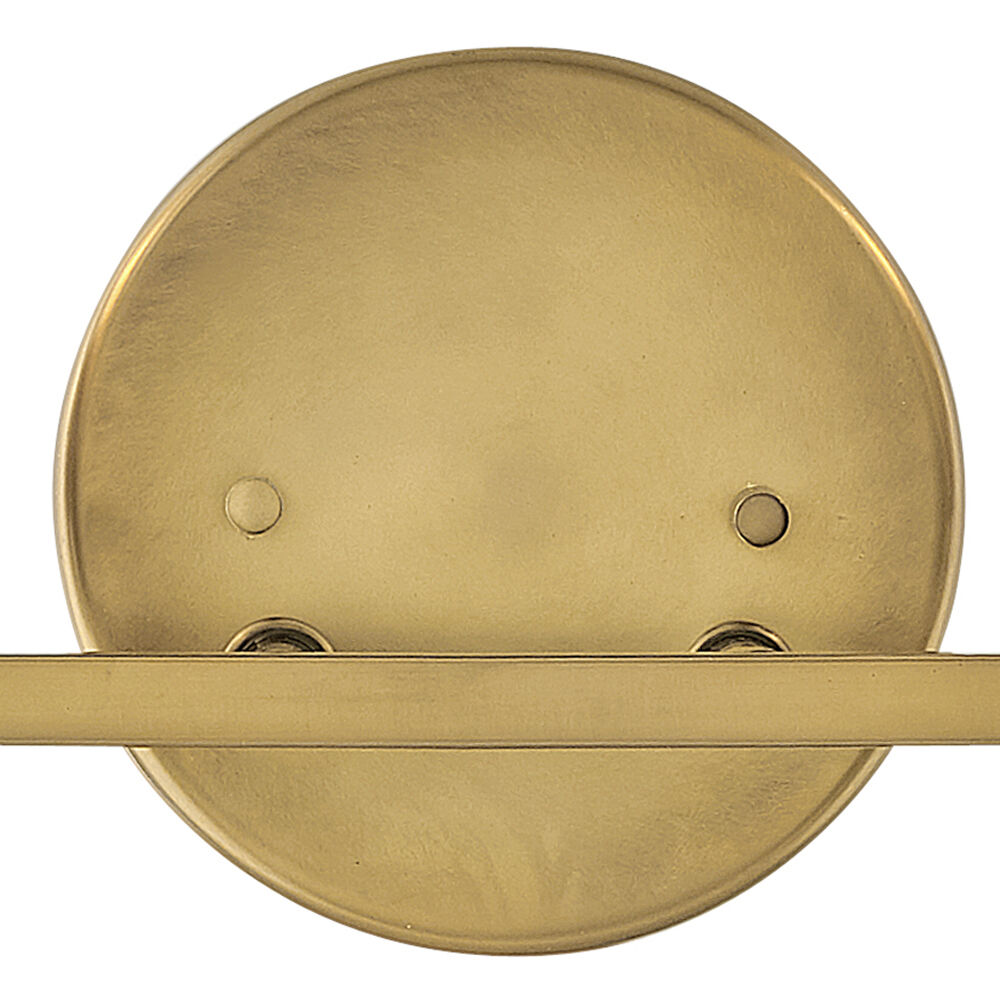 Ana 2 Light 13.75 inch Heritage Brass Vanity Light Wall Light