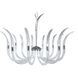 Cisne 14 Light 35.5 inch Polished Nickel Chandelier Ceiling Light, Oval