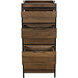 Seoul 26 X 24 inch Dark Walnut Console, Tallboy