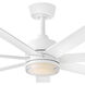 Current 56 inch Matte White Smart Fan