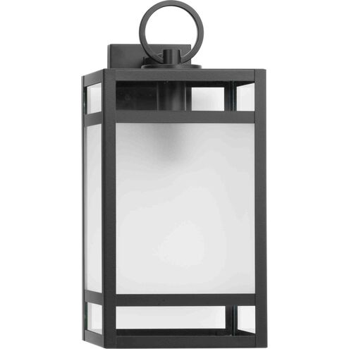 Parrish 1 Light 18 inch Matte Black Outdoor Wall Lantern