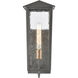 Marquis 1 Light 18 inch Matte Black and Chemical OZ Outdoor Wall Sconce