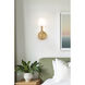 Tova 1 Light 5.25 inch Rubbed Brass Wall Sconce Wall Light