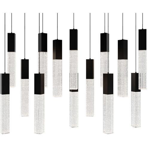 Cinema LED 9.5 inch Black Indoor Hanging Lighting Ceiling Light