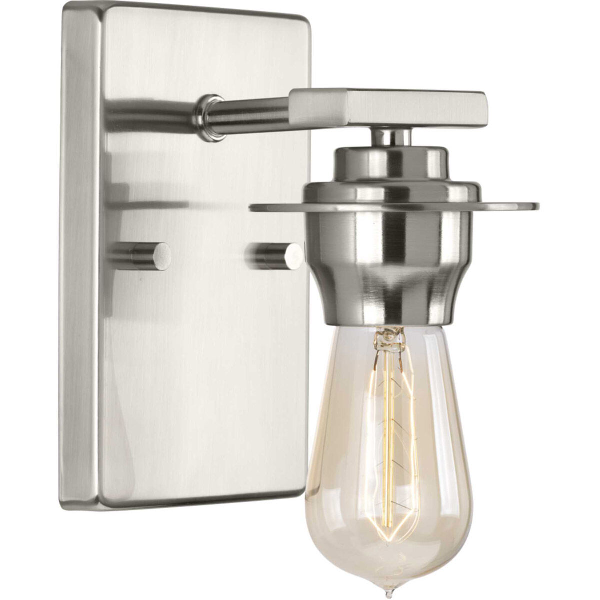 Debut 1 Light 5 inch Brushed Nickel Bath Vanity Wall Light, Design Series