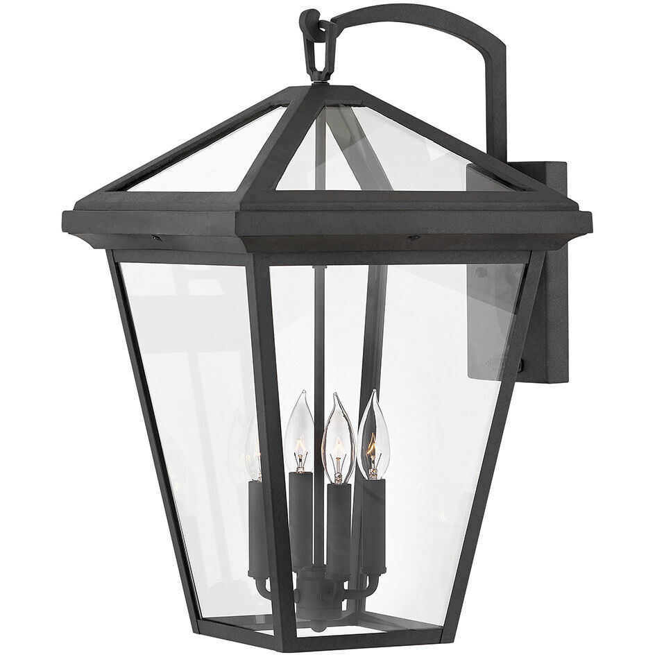 Estate Series Alford Place LED 24 inch Museum Black Outdoor Wall Mount Lantern, Large