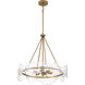 Elora 6 Light 24 inch Legacy Brass Pendant Ceiling Light