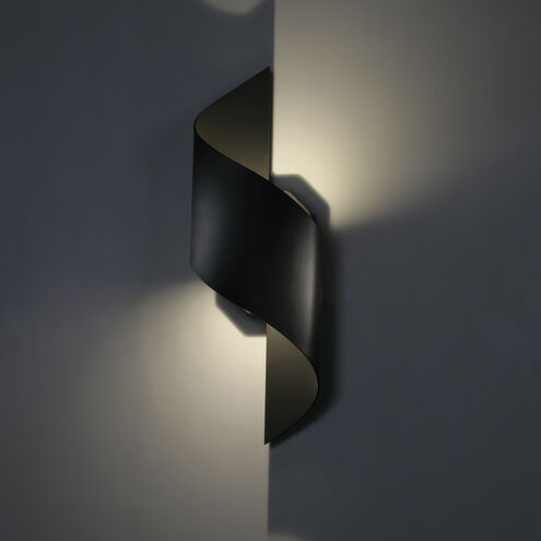 Helix LED 24.1 inch Bronze Outdoor Wall Light in 24in.