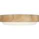 Richard June Aurelle 3 Light 18 inch Natural Honey Flush Mount Ceiling Light in Standard