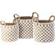 Bradley 21 X 20.75 inch Basket, Set of 3