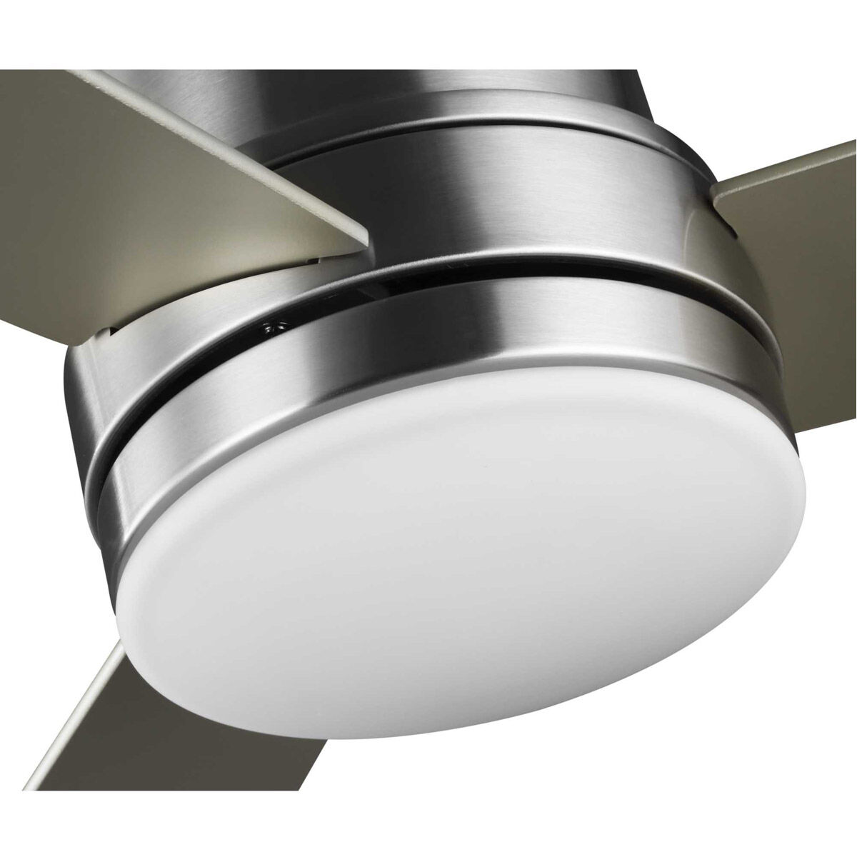 Trevina II 44 inch Brushed Nickel with Silver Blades Ceiling Fan, Progress LED