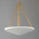 Artemis 4 Light 19.75 inch Natural Aged Brass Entry Foyer Pendant Ceiling Light