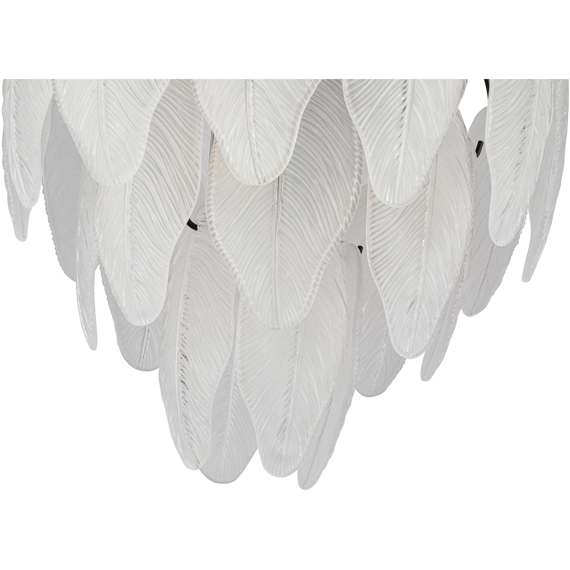 Alessia 4 Light 13.6 inch Black and White Semi Flush Mount Ceiling Light