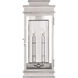 Chapman & Myers Linear Lantern 2 Light 22.5 inch Polished Nickel Wall Lantern