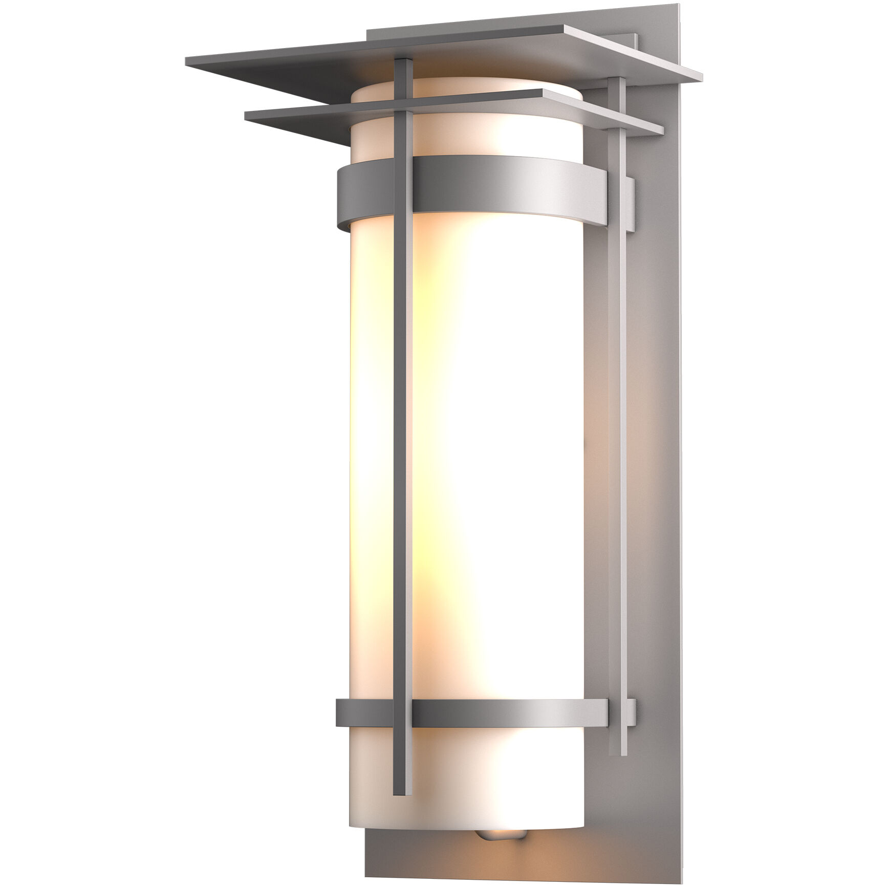 Banded 1 Light 20.3 inch Coastal Burnished Steel Outdoor Sconce, Large