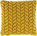 Alana 18 X 18 inch Mustard Pillow Kit, Square