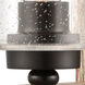 Paladin LED 4.5 inch Matte Black Sconce Wall Light in Seedy Glass