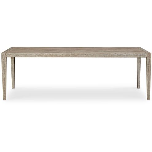 Kirkham 92 X 29.75 inch Cerused Wheat Outdoor Dining Table