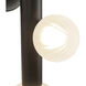 Reese 4.38 inch Urban Bronze Wall Sconce Wall Light in Opal Glass