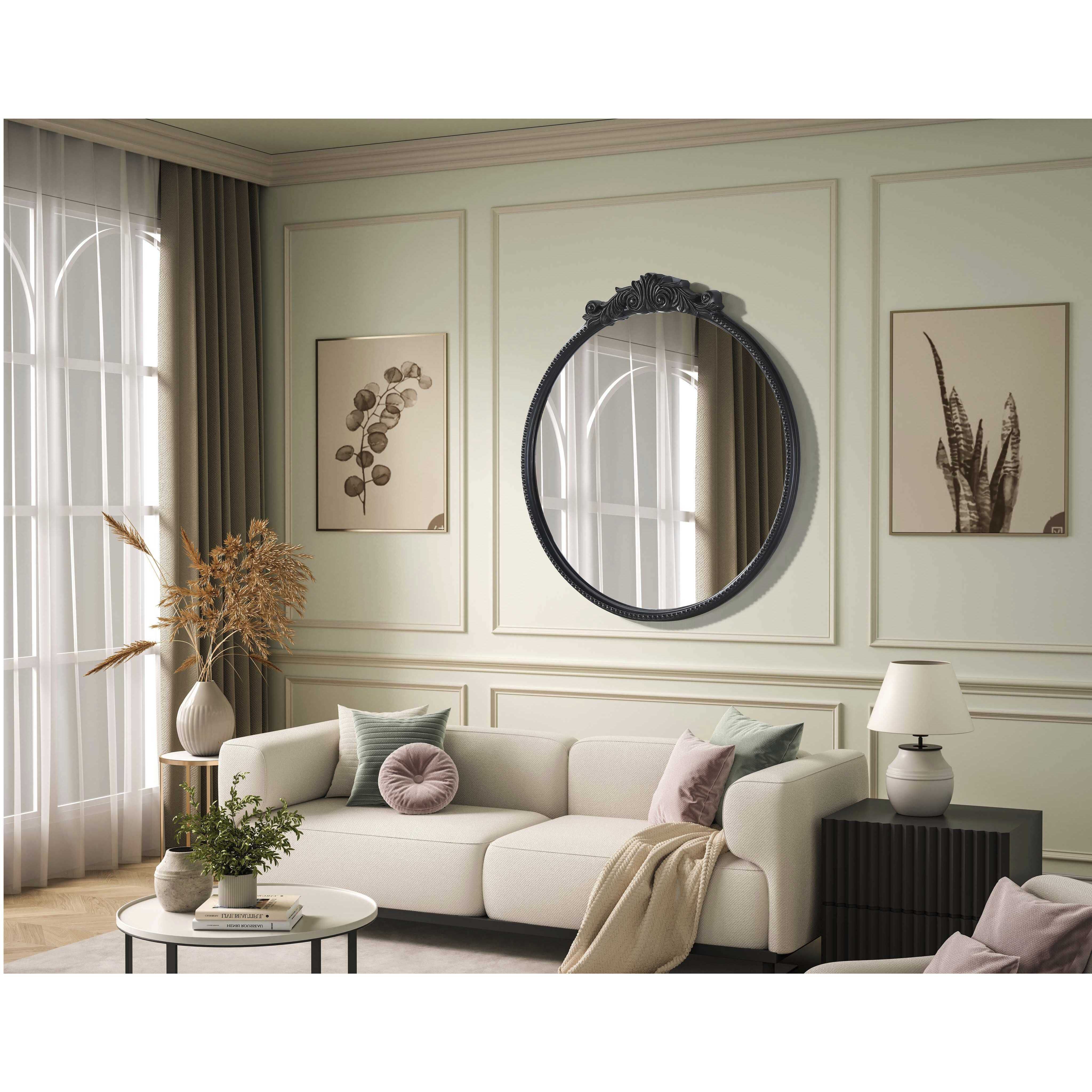 Naomi 38 X 36 inch Vintage Bronze Mirror