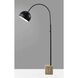 Wilder 77 inch 40.00 watt Black Arc Floor Lamp Portable Light