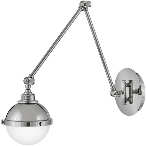 Fletcher 1 Light 7 inch Polished Nickel Indoor Wall Sconce Wall Light