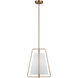 Allis 1 Light 15 inch Satin Brass Pendant Ceiling Light