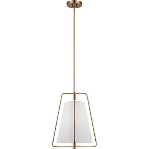 Allis 1 Light 15 inch Satin Brass Pendant Ceiling Light