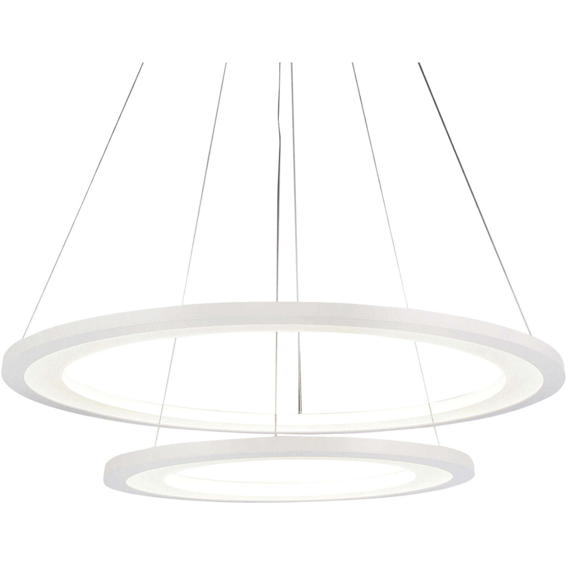 Alloha LED 20 inch White Chandelier Ceiling Light