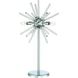 Spiked 31 inch 4 watt Chrome Table Lamp Portable Light