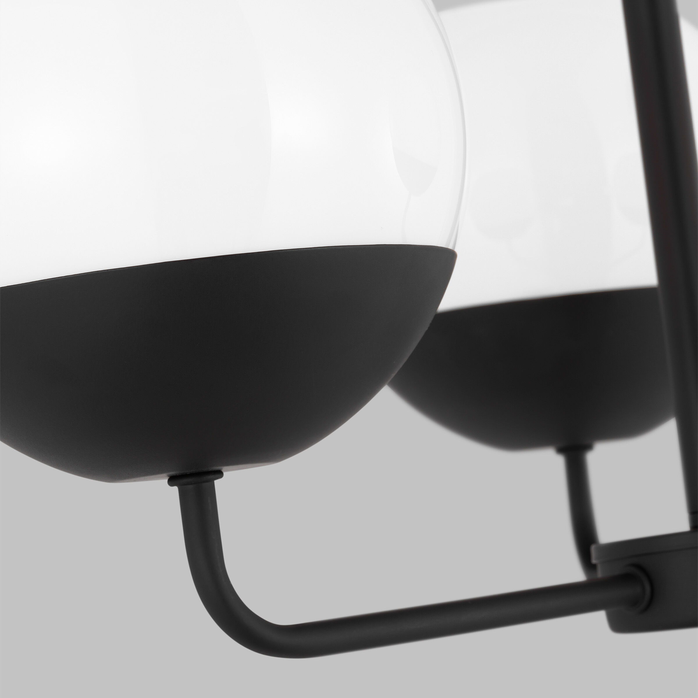 Alvin 3 Light 20.25 inch Midnight Black Chandelier Ceiling Light