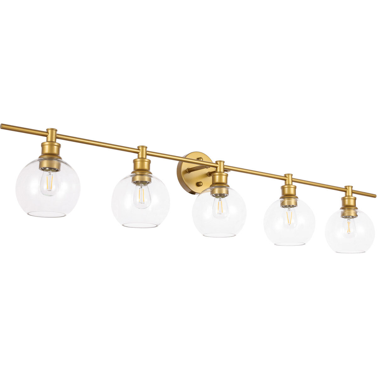 Collier 5 Light 47 inch Brass Wall sconce Wall Light